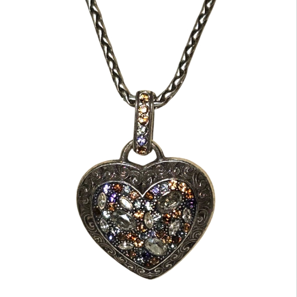 Brighton Trust Your Journey Elegant Heart Pendant‎ Necklace